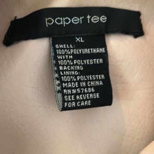 paper tee Jackets & Coats - Paper Tee brand faux leather crop jacket paper tee Jackets & Coats - Paper Tee brand faux leather crop jacket